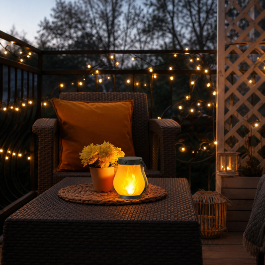 Enchanting Solar Flame Lantern