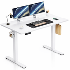 Faerywoods Electric Standing Desk 40"x24" Height Adjustable Sit Stand 3 Memory Presets Anti-Collision