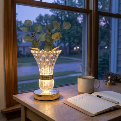Crystal Bloom Table Lamp