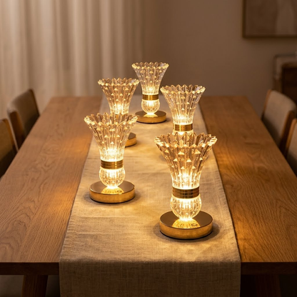 Crystal Bloom Table Lamp