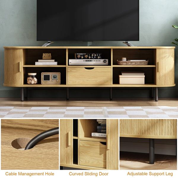 FaeryWoods Modern Media Console
