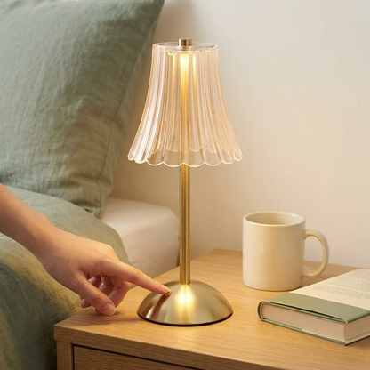 Gilded Petal Table Lamp