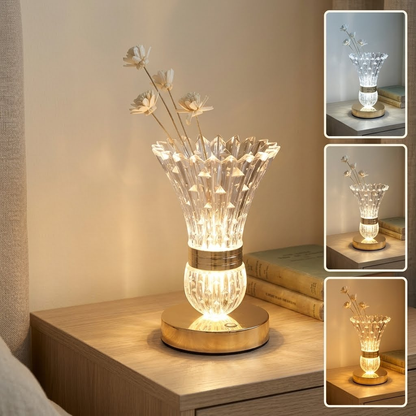 Crystal Bloom Table Lamp