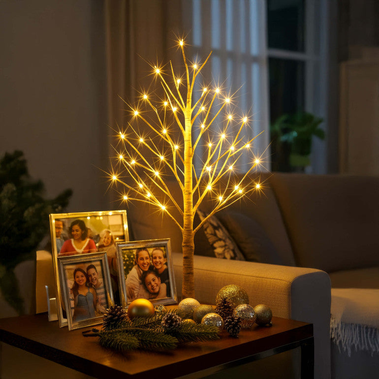 Fairy Light Birch Tree