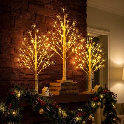 Fairy Light Birch Tree