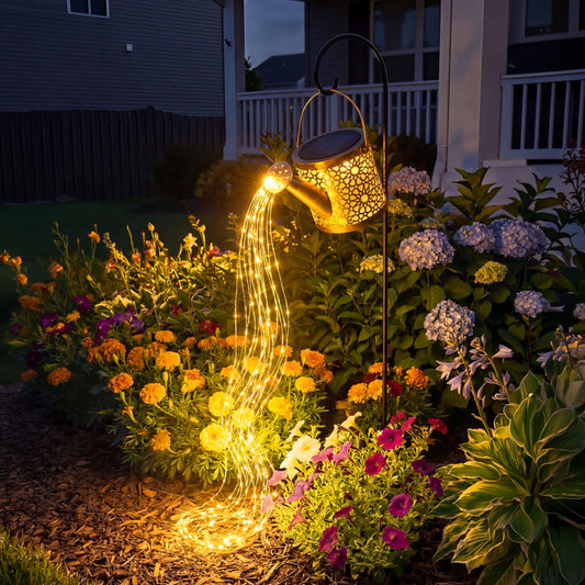 Golden Watering Can Light