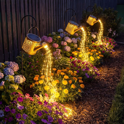 Golden Watering Can Light