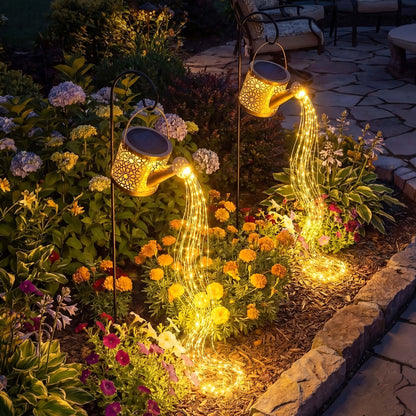 Golden Watering Can Light