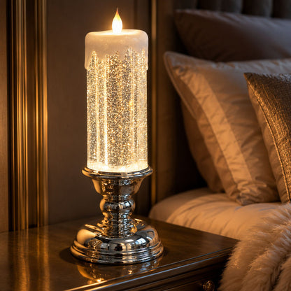 Shimmering Glitter Candle