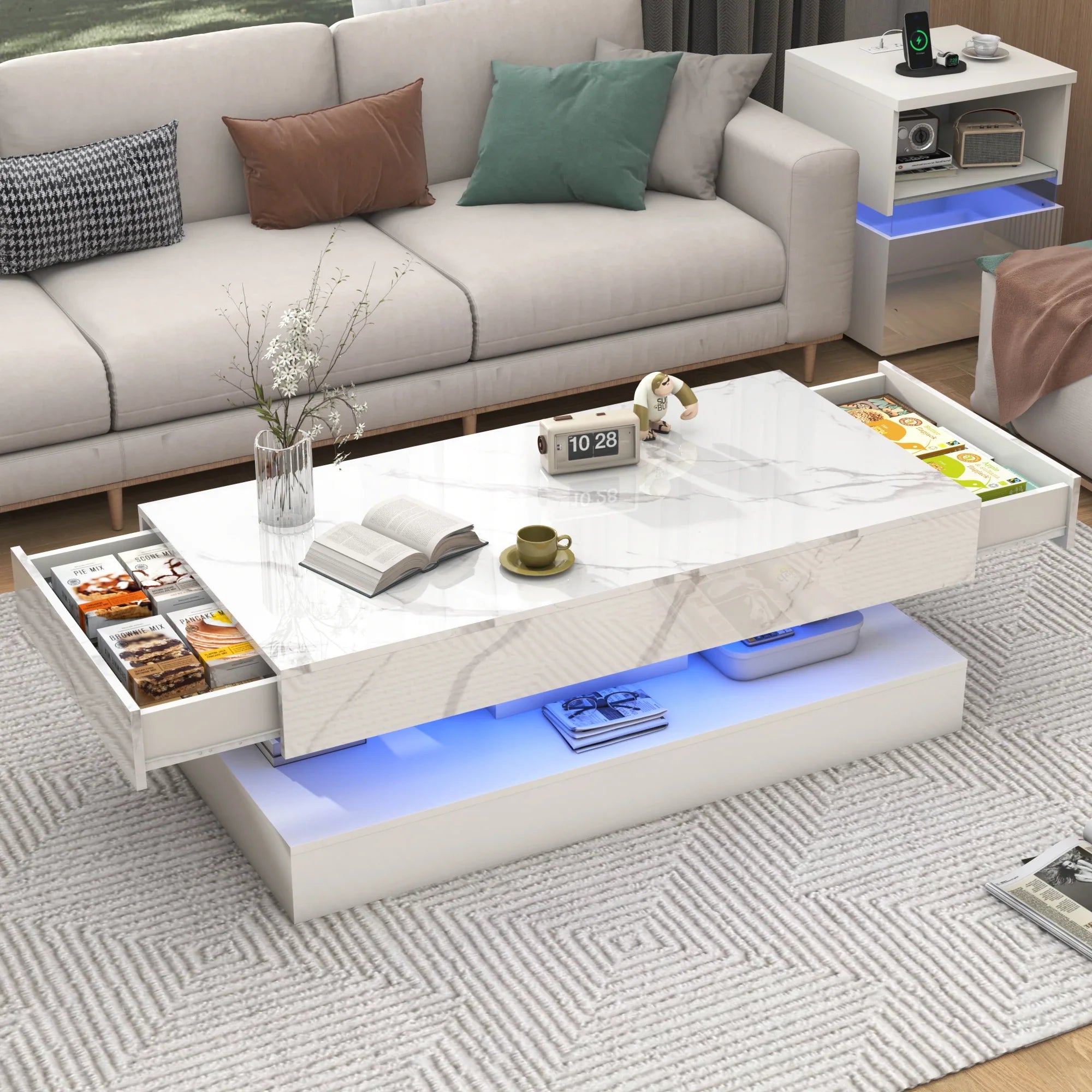 FaeryWoods LED Coffee Table