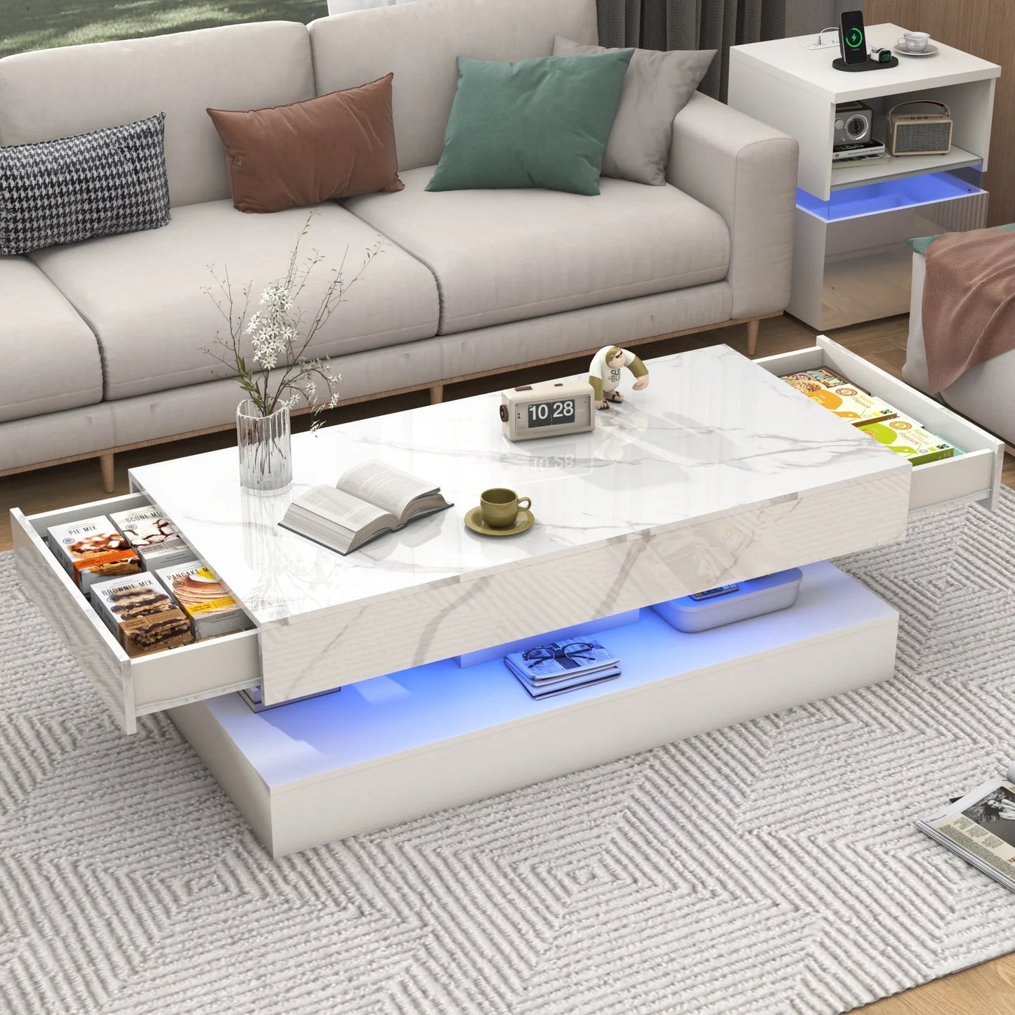 FaeryWoods LED Coffee Table