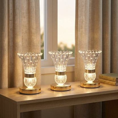 Crystal Bloom Table Lamp